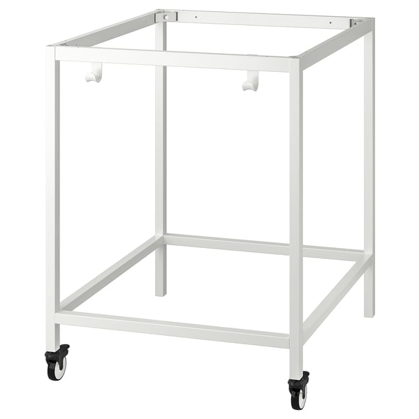TROTTEN underframe for table top, white, 80x80x100 cm