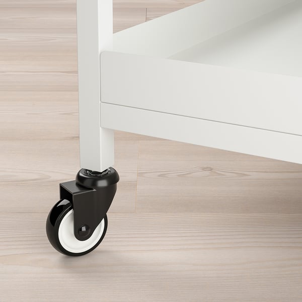 TROTTEN trolley, white, 80x40 cm