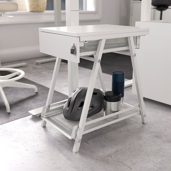 TROTTEN drawer unit, white, 34x56 cm