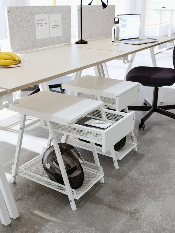 TROTTEN drawer unit, white, 34x56 cm