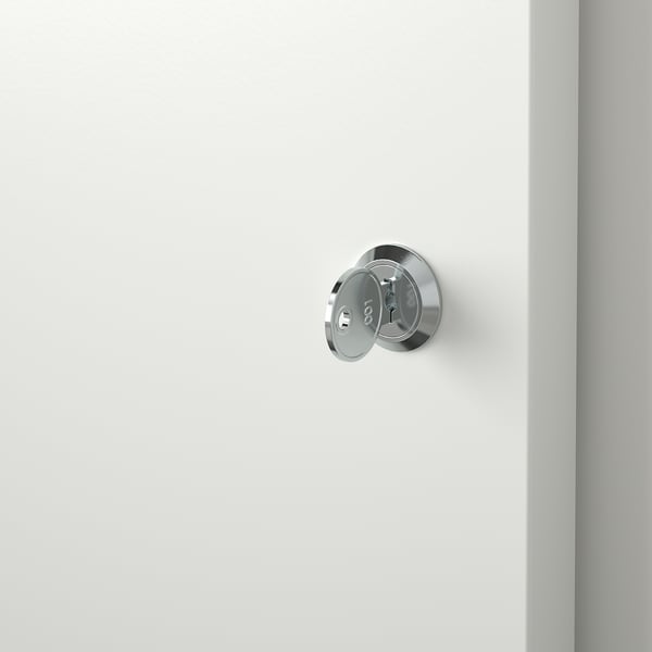 TROTTEN cabinet combination, white, 140x173 cm