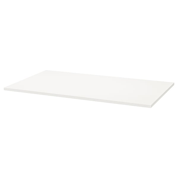 TROTTEN table top, white, 120x70 cm