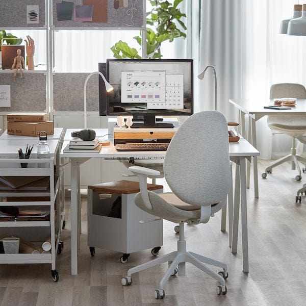 Ikea TROTTEN - Desk, white, 120x70 cm