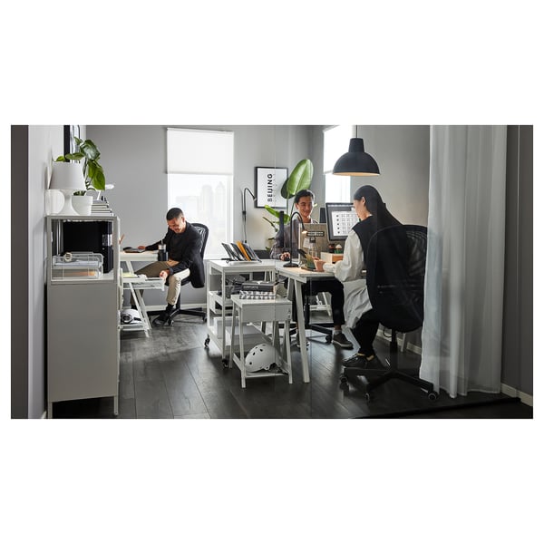 TROTTEN desk, white, 120x70 cm