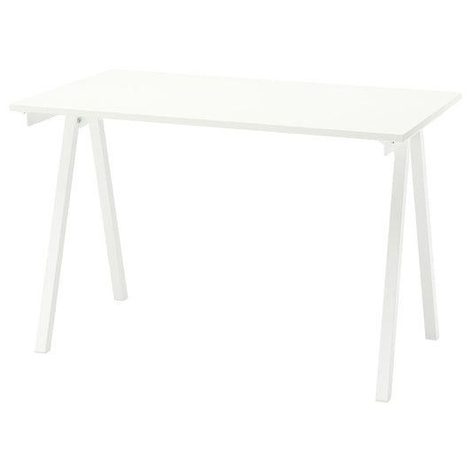 TROTTEN desk, white, 120x70 cm
