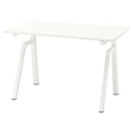 TROTTEN desk sit/stand, electric/white, 120x70 cm