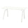 TROTTEN desk sit/stand, electric/white, 160x80 cm