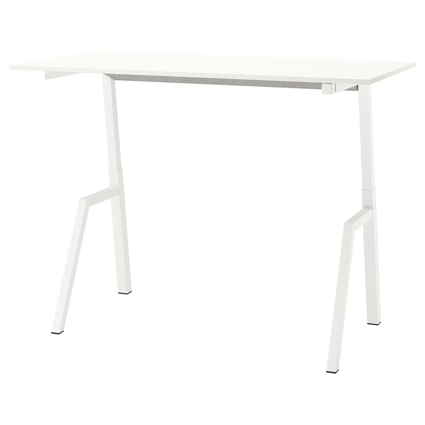 TROTTEN desk sit/stand, electric/white, 160x80 cm