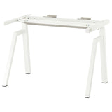 TROTTEN underframe sit/stand f table tp, el, white, 120x70 cm