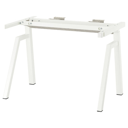 TROTTEN underframe sit/stand f table tp, el, white, 120x70 cm