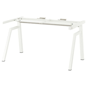 TROTTEN underframe sit/stand f table tp, el, white, 160x80 cm