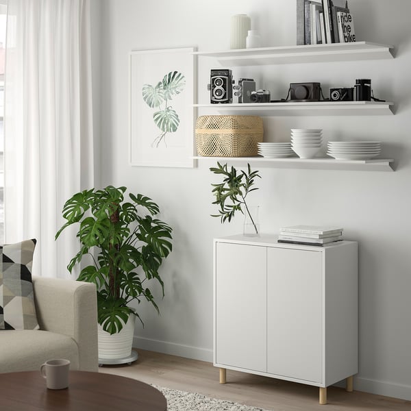TROXHULT - TROXHULT Wall shelf, white, 110x32 cm