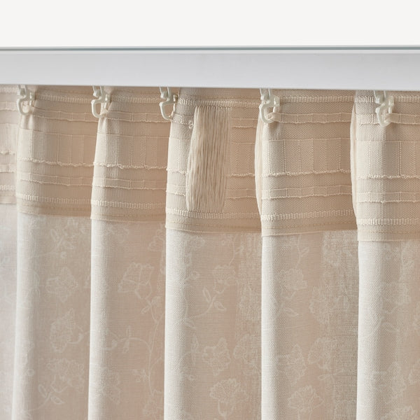 TRYSTÄVMAL - Tent, 2 sheets, beige/white, ,