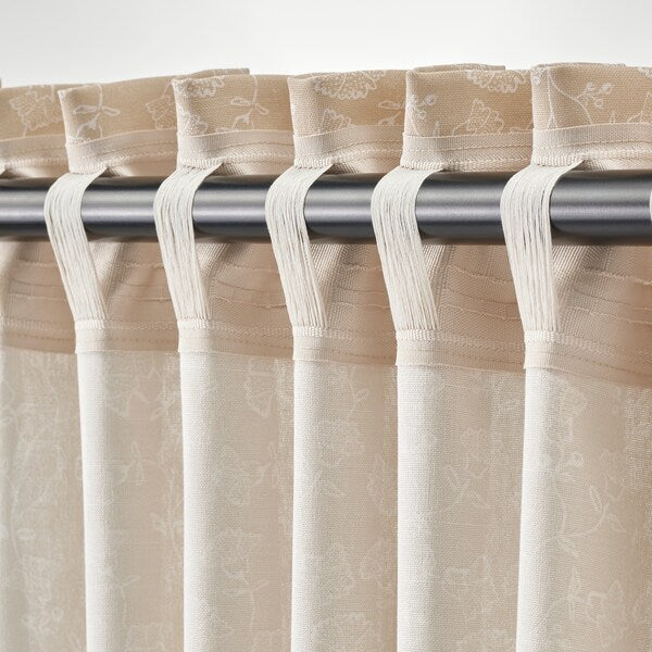 TRYSTÄVMAL - Tent, 2 sheets, beige/white, ,