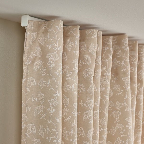 TRYSTÄVMAL - Tent, 2 sheets, beige/white, ,
