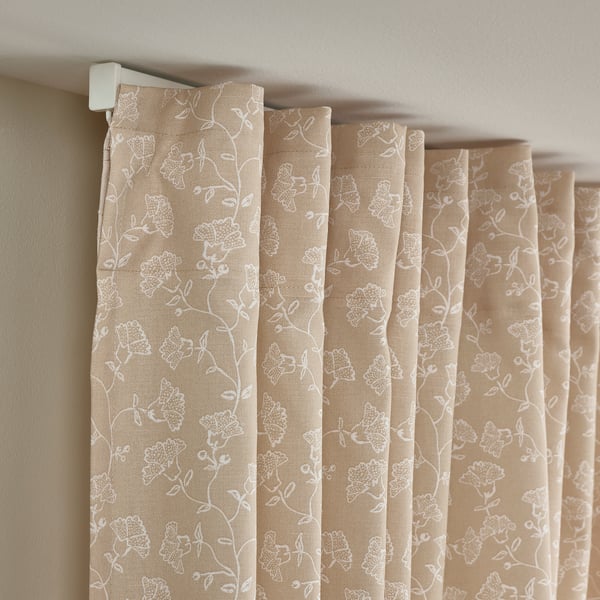 TRYSTÄVMAL - Tent, 2 sheets, beige/white, ,
