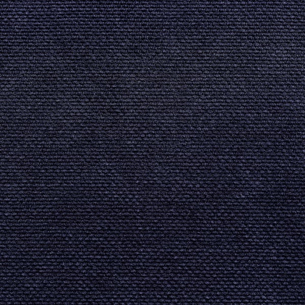 TUFJORD - Upholstered bed frame, Tallmyra blue-black/Lönset,140x200 cm