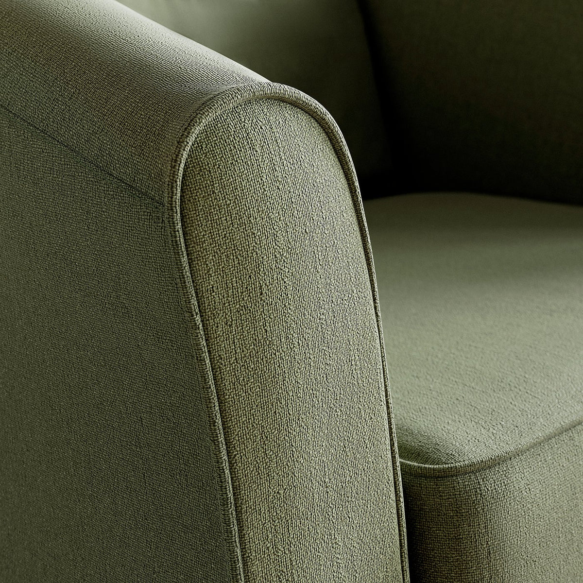 TULLSTA cover for armchair, Naggen grey-green