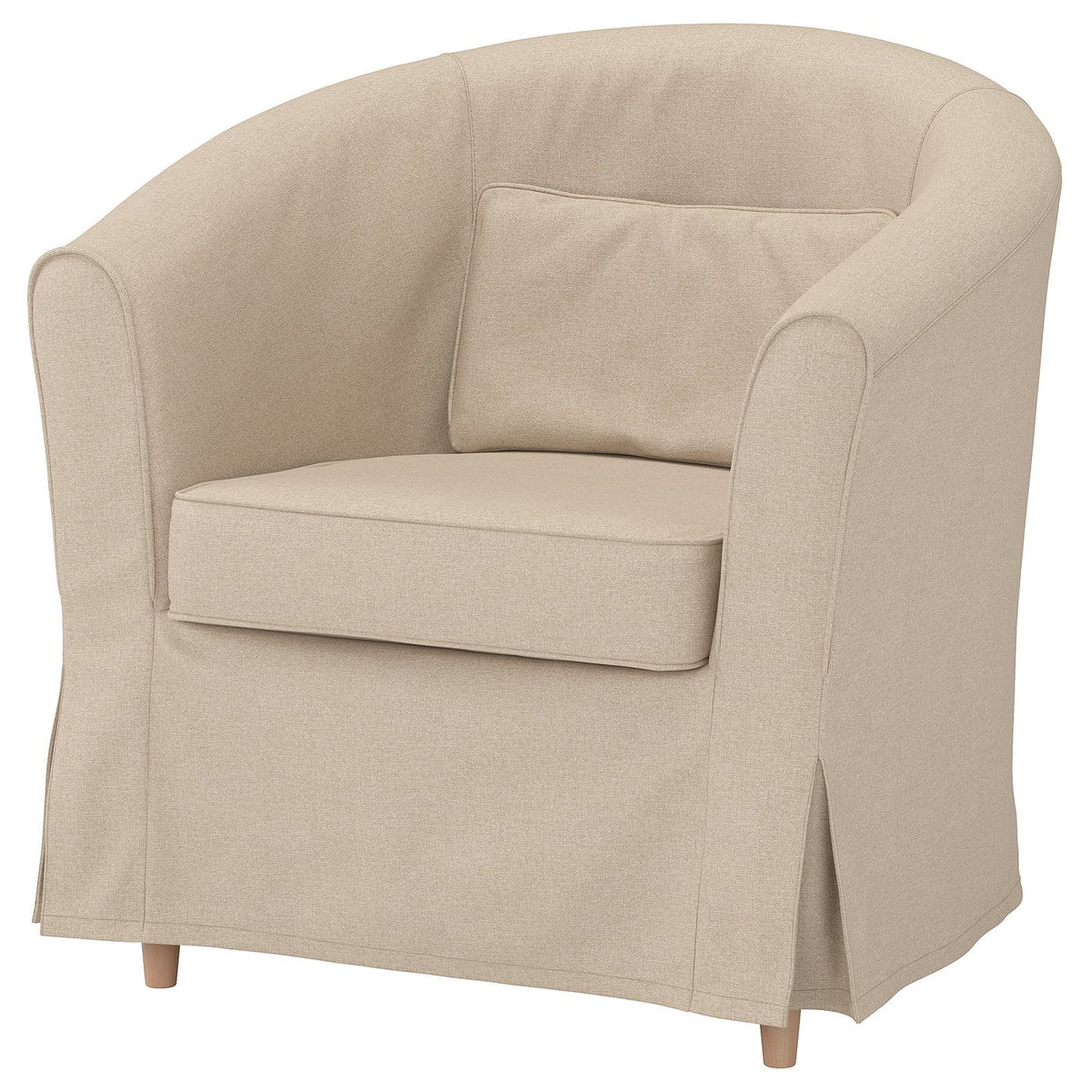 TULLSTA armchair, Naggen beige, 79x78x69 cm