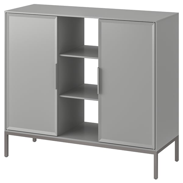 TULLSTORP - TULLSTORP Cabinet, grey, 99x35x89 cm