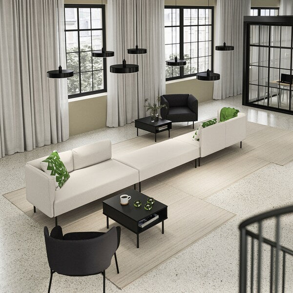 TUNSTA side table, anthracite, 70x50 cm