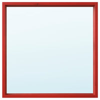 TURBOKASTANJ - Mirror, red, 75x75 cm