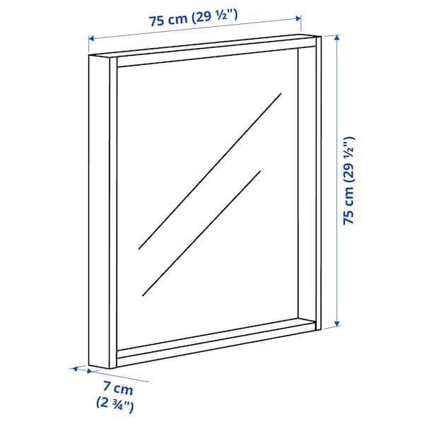 Ikea TURBOKASTANJ - Mirror, red, 75x75 cm