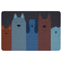 TURISTVÄG door mat, indoor, dog pattern, 40x60 cm