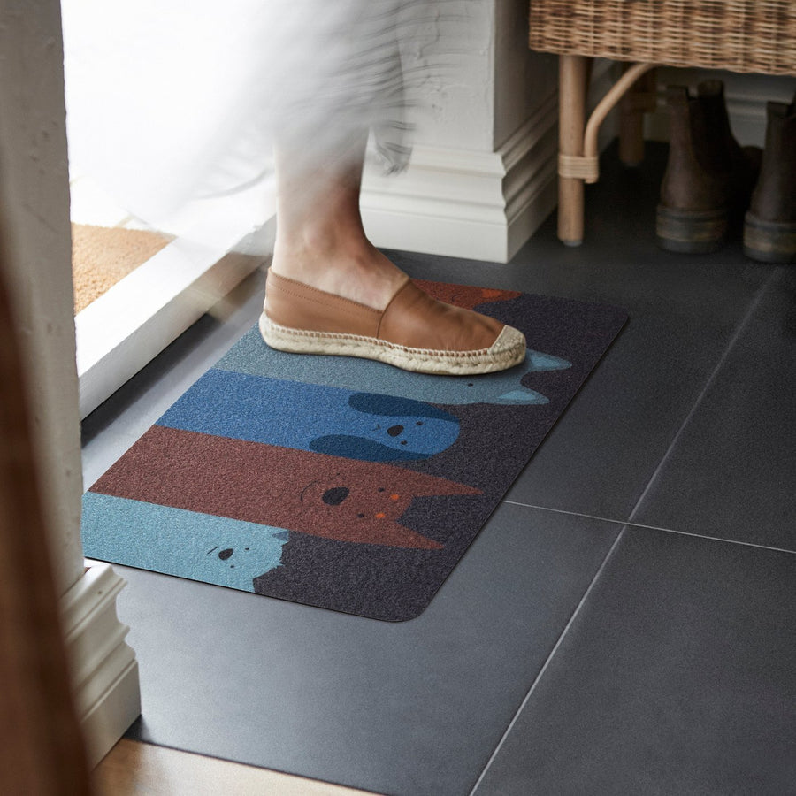 TURISTVÄG door mat, indoor, dog pattern, 40x60 cm