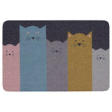 TURISTVÄG door mat, indoor, cat pattern, 40x60 cm