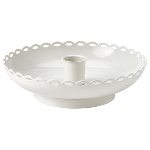 TURTURDUVA candlestick, off-white, 4 cm