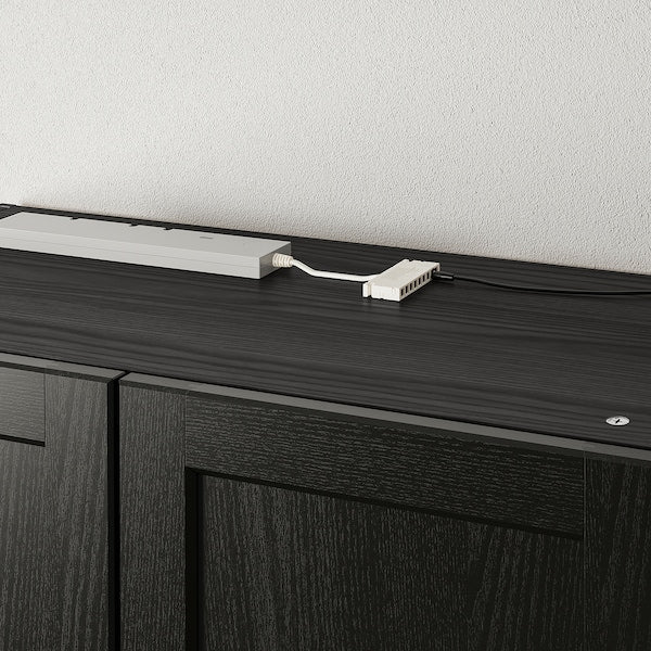 TVÄRDRAG Cabinet lighting black ,