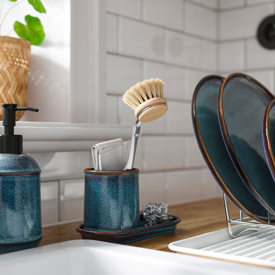 TVÅLSJÖN 3-piece bathroom set, blue
