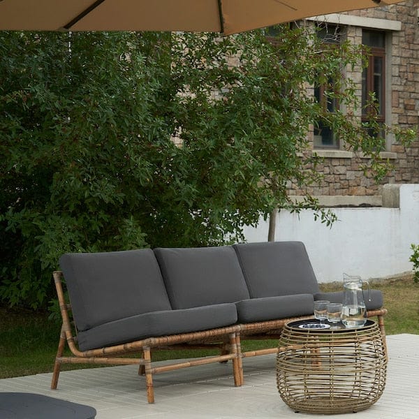 Ikea TVARÖ / FRÖSÖN - 3-seater sectional sofa, outdoor, dark gray