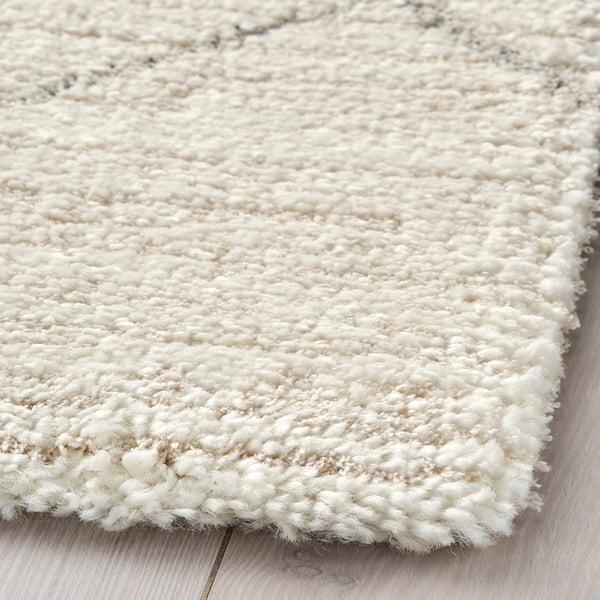 TVERSTED rug, low pile, beige, 170x240 cm