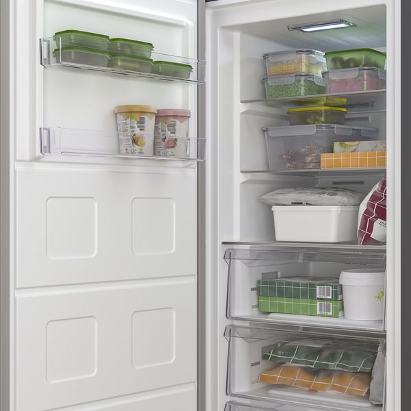 TYNNERÅS freezer, IKEA 500 freestanding/stainless steel, 286 l