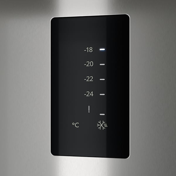 TYNNERÅS freezer, IKEA 500 freestanding/stainless steel, 286 l