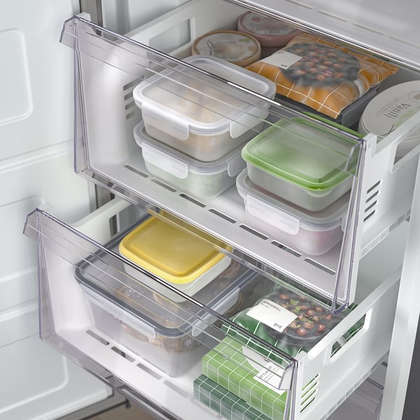 TYNNERÅS freezer, IKEA 500 freestanding/stainless steel, 286 l