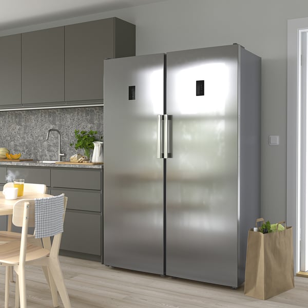 TYNNERÅS - Freezer, IKEA 500 freestanding/inox, ,