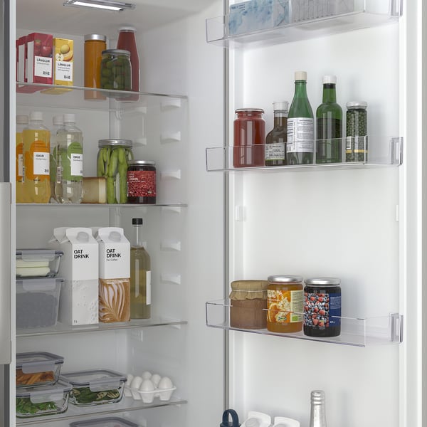 TYNNERÅS fridge, IKEA 500 freestanding/stainless steel, 365 l