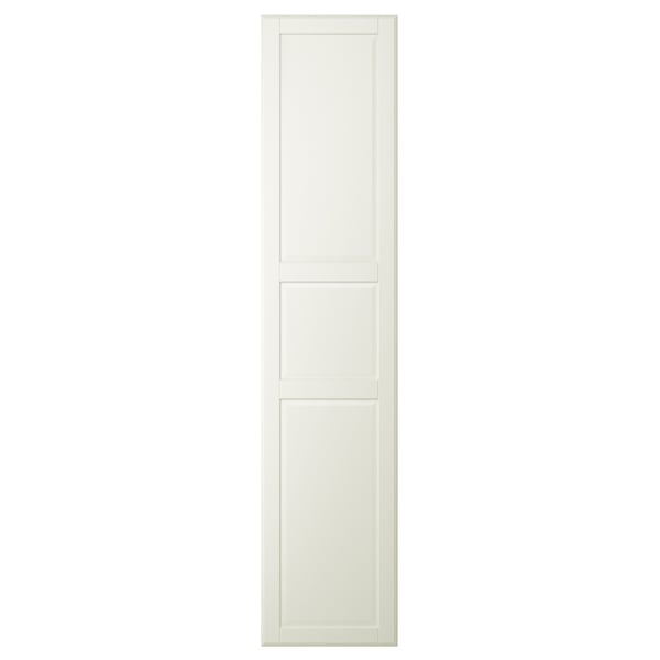 TYSSEDAL door with hinges, white, 50x229 cm