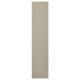 TYSSEDAL door with hinges, grey-beige, 50x229 cm