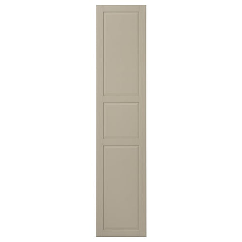 TYSSEDAL - TYSSEDAL Door with hinges, grey-beige, 50x229 cm