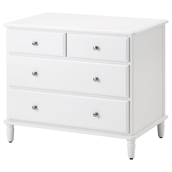 TYSSEDAL Chest Of 4 Drawers, White | IKEA Malta – Maltashopper.com