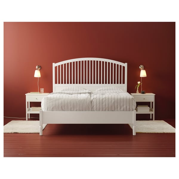 TYSSEDAL - Bedside table, white, 51x40 cm