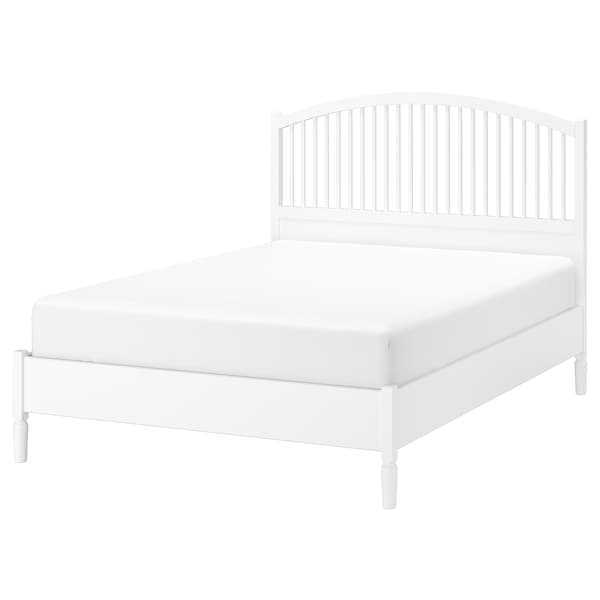 TYSSEDAL - Bed frame, white, 140x200 cm