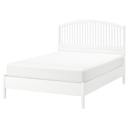 TYSSEDAL bed frame, white, 140x200 cm