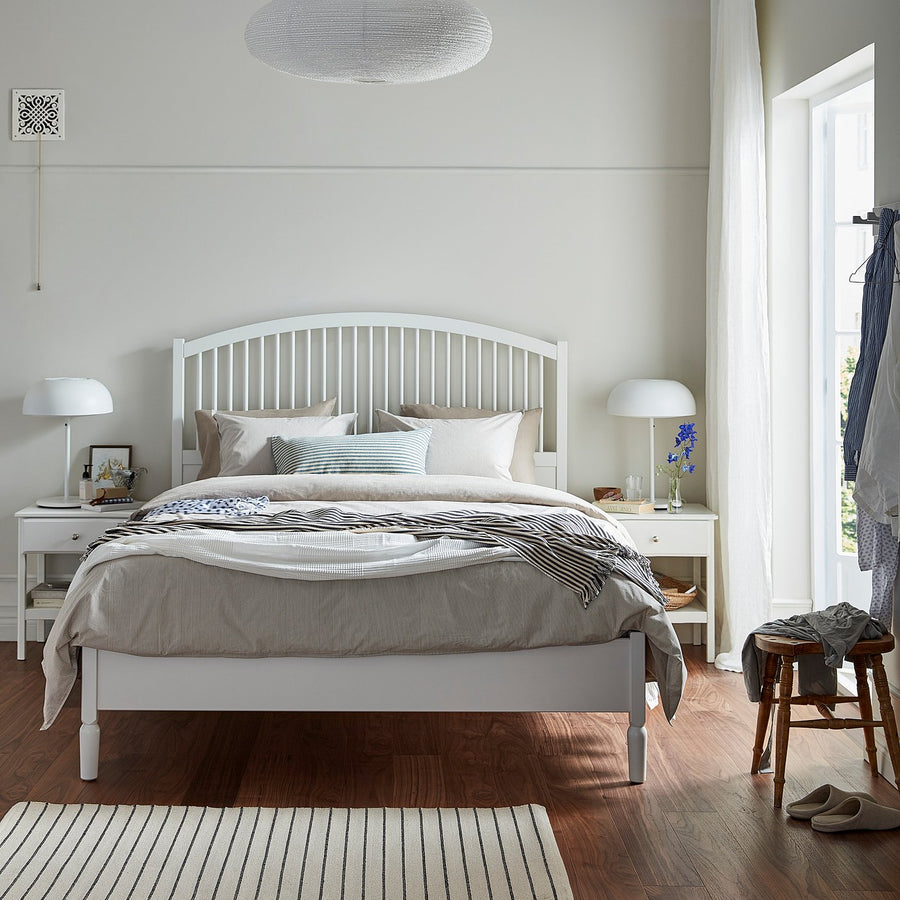 TYSSEDAL bed frame, white, 140x200 cm