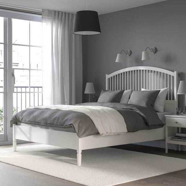 TYSSEDAL - Bed frame, white, 140x200 cm