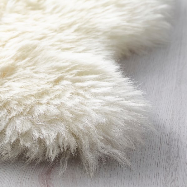 ULLERSLEV sheepskin, off-white, 85 cm